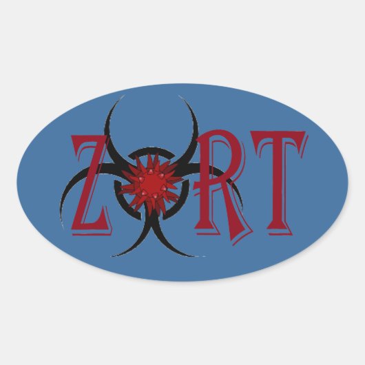 Z.O.R.T.オーバルシール 楕円形シール (正面)