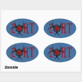 Z.O.R.T.オーバルシール 楕円形シール (シート)