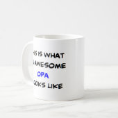 z opa 素晴らし コーヒーマグカップ (正面左)