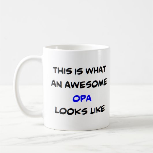 z opa 素晴らし コーヒーマグカップ (左)
