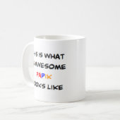 z papik 素晴らし、 コーヒーマグカップ (正面左)