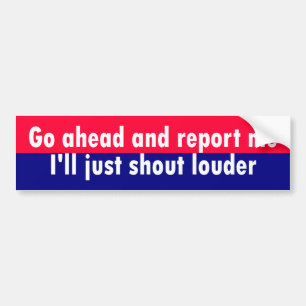 Z_report_me バンパーステッカー