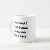 z tas-gwynn素晴らし、 コーヒーマグカップ (正面左)