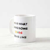 z tevas 素晴らし、 コーヒーマグカップ (正面左)