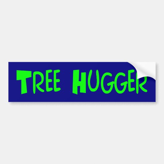 z_treehugger バンパーステッカー (正面)