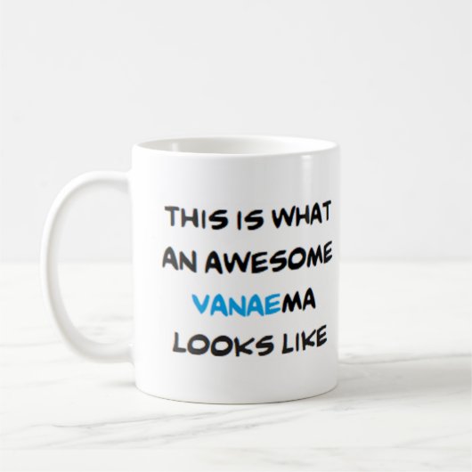 z vanaema 素晴らし、 コーヒーマグカップ (左)