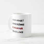 z vecmamina素晴らし、 コーヒーマグカップ (正面左)