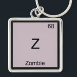 Z - Zombie Funny Chemistry Element Symbol T-Shirt キーホルダー<br><div class="desc">Z is for Zombie 

 Support the science of chemistry while making others laugh with this line of products that take the chemical symbol from the periodic table that you're used to and give them another meaning altogether.</div>