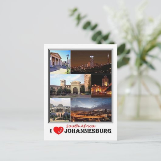 ZA南アフリカ – ヨハネスバーグジョブルグ – ポストカード (スタンド正面)