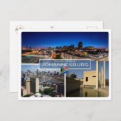 ZA南アフリカ – ヨハネスブルグ・ジョブルク –  ポストカード (正面/裏面)