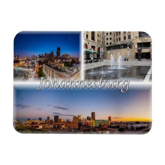 ZA南アフリカ – ヨハネスブルグ・ジョブルク – マグネット (横)