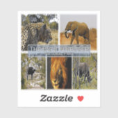 ZA * SOUTH AFRICA - THE BIG 5 in KRUGER N. P. シール (シート)