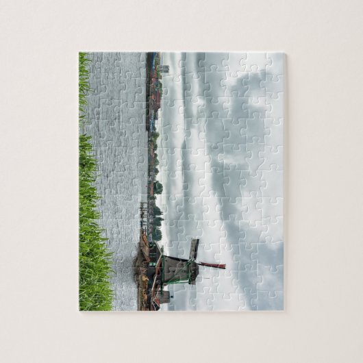 zaanseのschans、オランダ ジグソーパズル (縦)