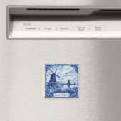 Zaanse Schans Delft Blue style magnet マグネット (インサイチュ (食洗機))