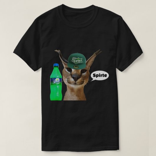 Zabloing Big Floppa Catミームスピルテ(ファンターシリーズ) Tシャツ (デザイン正面)