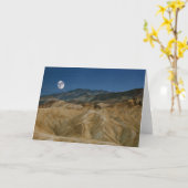 Zabriskieポイント |デスバレー国立公園 カード (黄色い花)