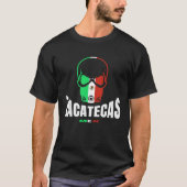 Zacatecas Mexico Masked Skull Tシャツ (正面)