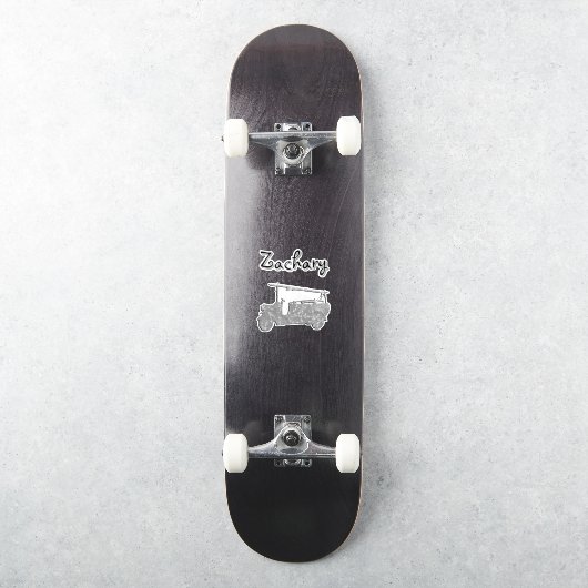 Zachary Name With A Fire Truck, シール (スケートボード)