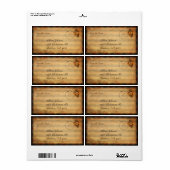 Zachéeのカスタマイズ可能な保存の日付ラベル ラベル (フルシート)