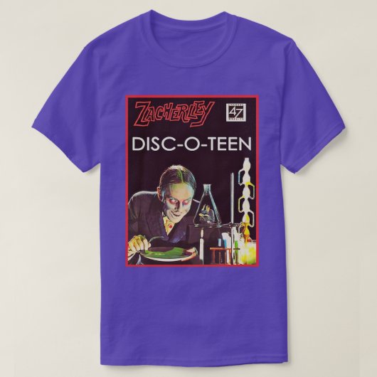 Zacherley DiscOTeen 60sライブダンステレビ番組 Tシャツ (デザイン正面)