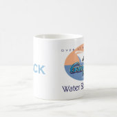 Zackのgun湖の前部 コーヒーマグカップ (中央)