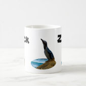 Zack Name With Penguin, Coffee Mug コーヒーマグカップ (中央)