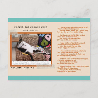 Zackie The Corona King -おもしろい保「Touch」カード ポストカード