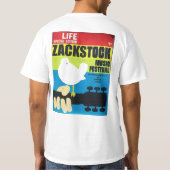 Zackstock Tシャツ (裏面)
