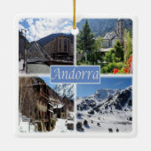 zAD003 ANDORRA, La Vella,モザイク, セラミックオーナメント (裏面)