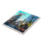 zAD011, LA VELLA center, Andorra, タイル (側面)