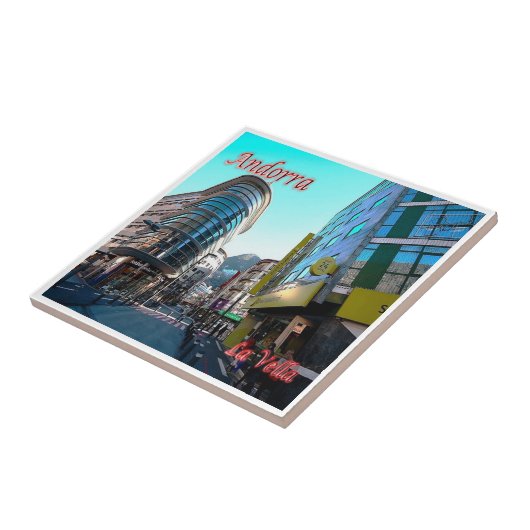 zAD011, LA VELLA center, Andorra, タイル (側面)