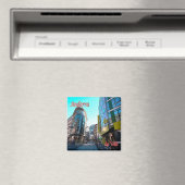 zAD011, LA VELLA center, Andorra,冷蔵庫 マグネット (インサイチュ (食洗機))