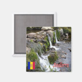 zAD014 ESTANY DE TRISTAINA DE BAIX Andorra, Fidge マグネット (正面/裏面)