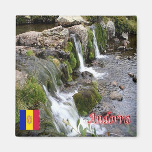 zAD014 ESTANY DE TRISTAINA DE BAIX Andorra, Fidge マグネット