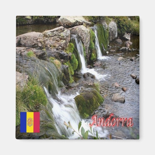 zAD014 ESTANY DE TRISTAINA DE BAIX Andorra, Fidge マグネット (正面)