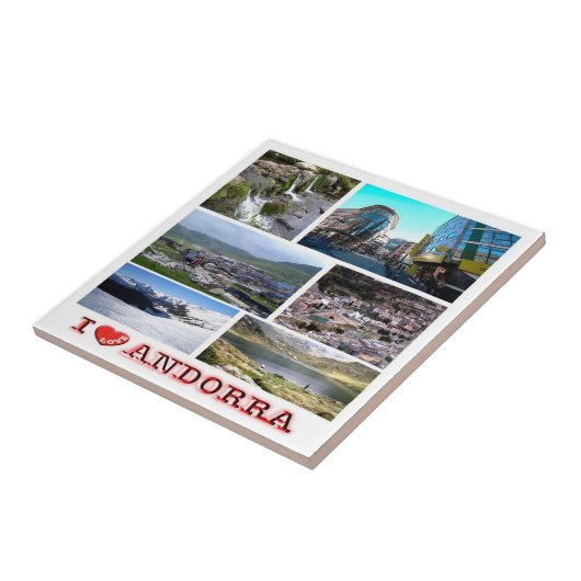 zAD019 I LOVE Andorra, Mosaic, タイル (側面)