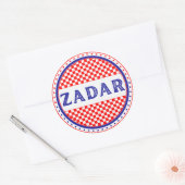 Zadar City Pride Emblem – Croatian Identity ラウンドシール (封筒)