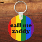 Zaddyに電話 キーホルダー (正面)