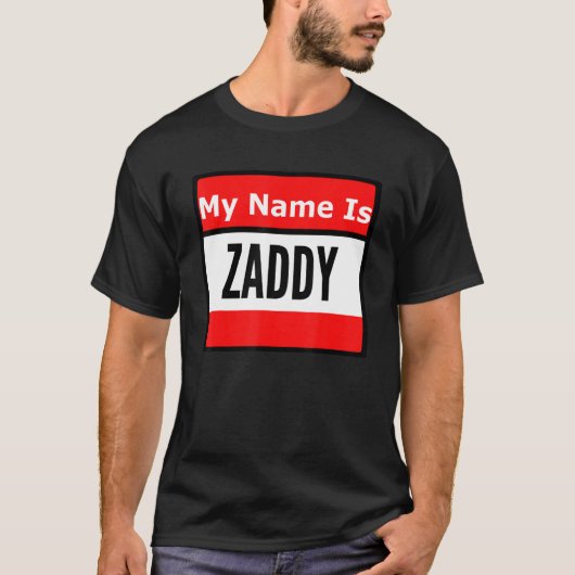 Zaddyに電話 Tシャツ (正面)