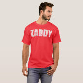 Zaddy boyfriend retro tシャツ (正面フル)
