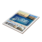 zAE006ドバイ、アラブ統一された首長国連邦、 タイル (側面)