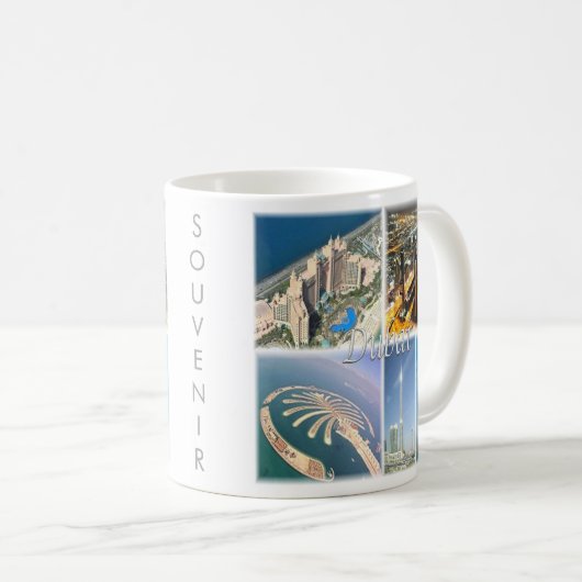 zAE007 DUBAI，アラブ統一された首長国，アジア， コーヒーマグカップ (正面右)