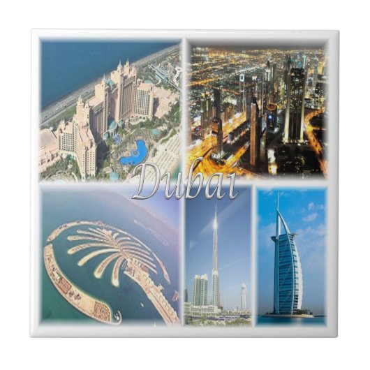 zAE007 DUBAI, United Arab Emirates, Asia, タイル (正面)