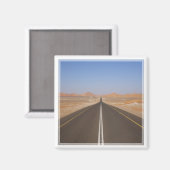 zAE010高速道路、アラブ統一された首長国、冷蔵庫 マグネット (正面/裏面)