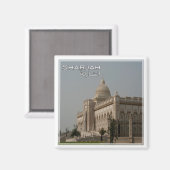 zAE012 SHARJAH，大学， UAE，アジア，冷蔵庫 マグネット (正面/裏面)