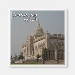 zAE012 SHARJAH,大学, UAE,アジア,冷蔵庫 マグネット