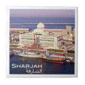 zAE013 SHARJAH,上級裁判所, UAE,アジア, タイル (正面)