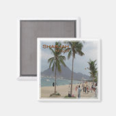 zAE018 SHARJAH, KHORFAKKAN, UAE，アジア，冷蔵庫 マグネット (正面/裏面)