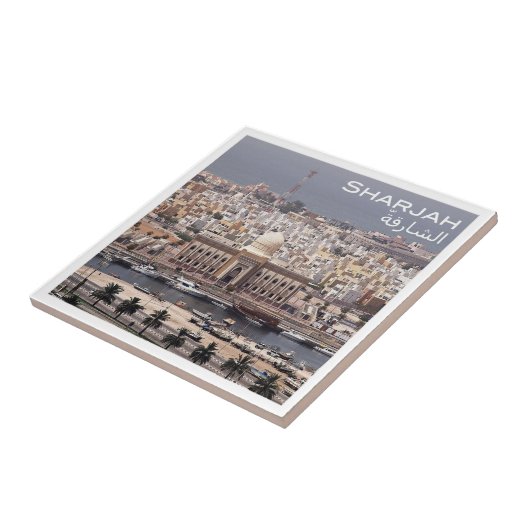 zAE021 SHARJAセンター市，アラブ首長国連邦 タイル (側面)
