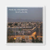 zAE022 RAS AL-KHAIMAH, UAE，中東，冷蔵庫 マグネット (正面)
